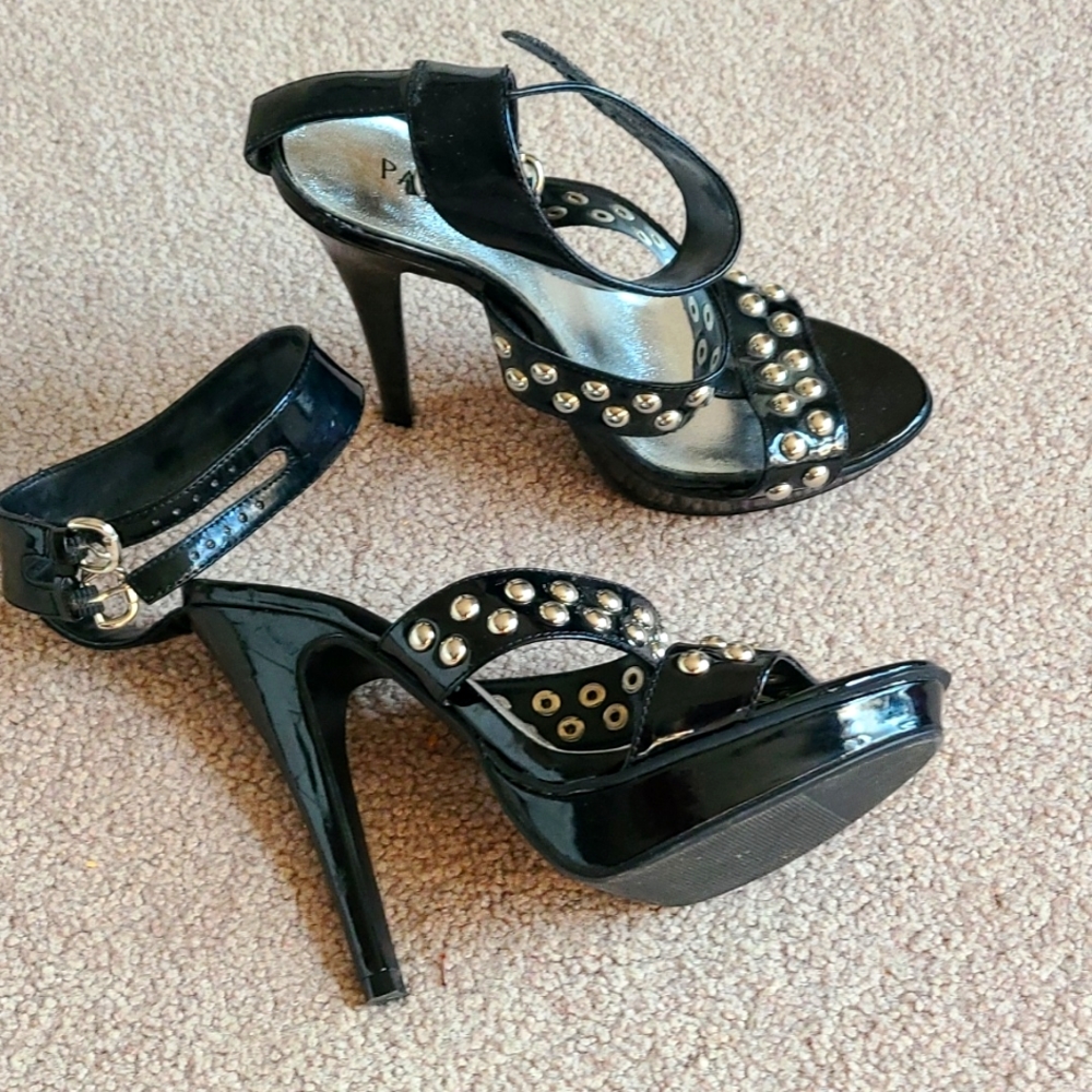 Strappy heels